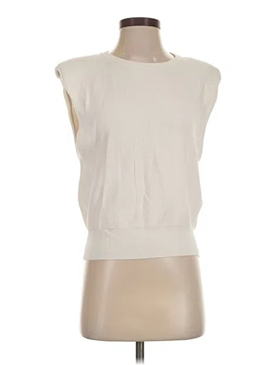 Pre-owned Express Sweater Vest In Ivory