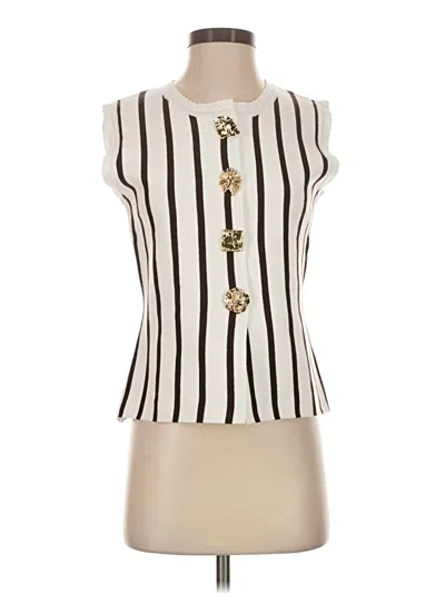 Pre-owned Express Sweater Vest In Ivory