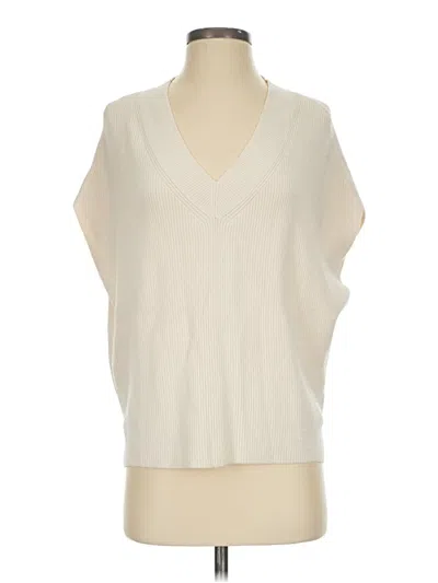 Pre-owned Express Sweater Vest In Ivory