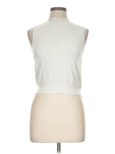 Pre-owned Express Sweater Vest In Ivory
