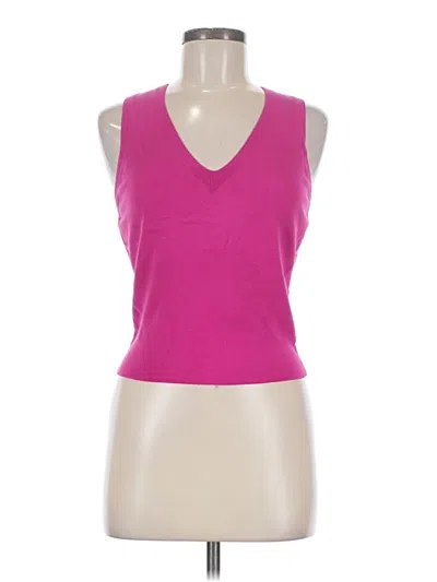 Pre-owned Express Sweater Vest In Pink