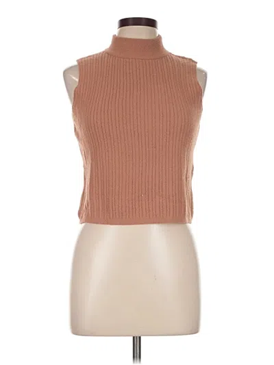 Pre-owned Express Sweater Vest In Tan