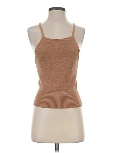 Pre-owned Express Sweater Vest In Tan