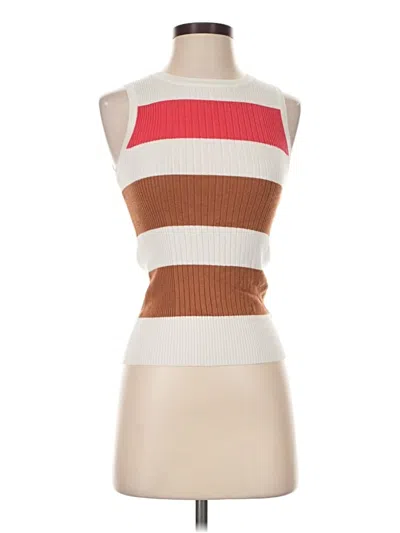 Pre-owned Express Sweater Vest In Tan