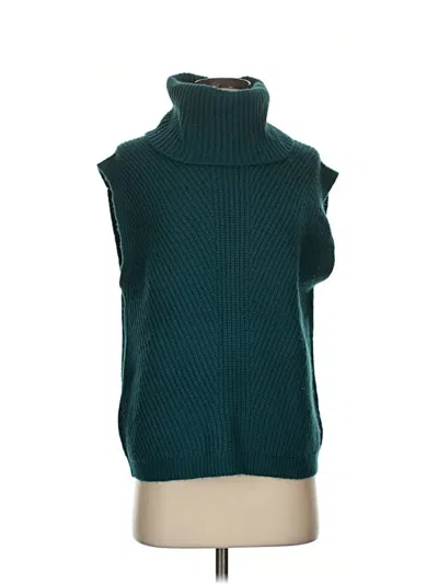 Pre-owned Express Sweater Vest In Teal