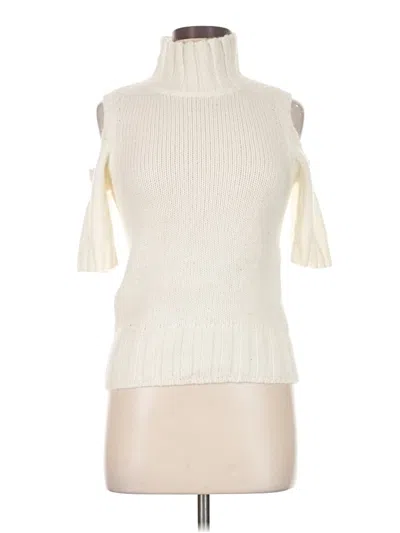 Pre-owned Express Sweater Vest In White