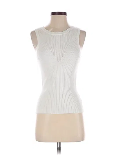 Pre-owned Express Sweater Vest In White