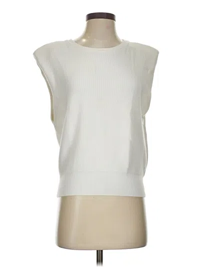 Pre-owned Express Sweater Vest In White