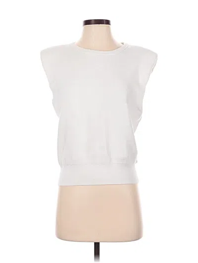 Pre-owned Express Sweater Vest In White