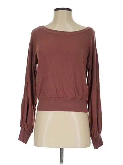 Pre-owned Express Sweatshirt In Brown