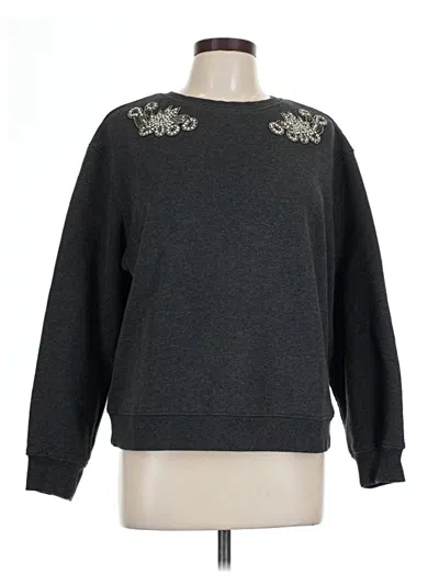 Pre-owned Express Sweatshirt In Gray