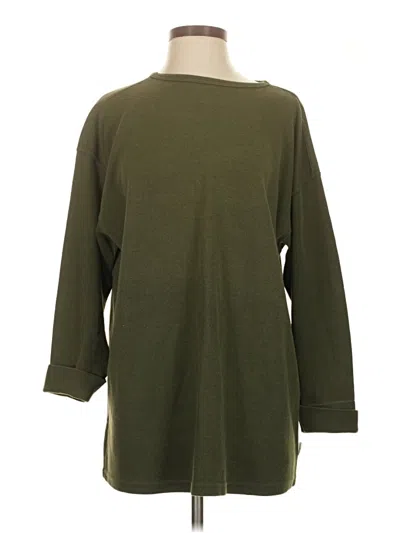 Pre-owned Express Sweatshirt In Green