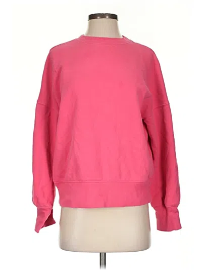 Pre-owned Express Sweatshirt In Pink