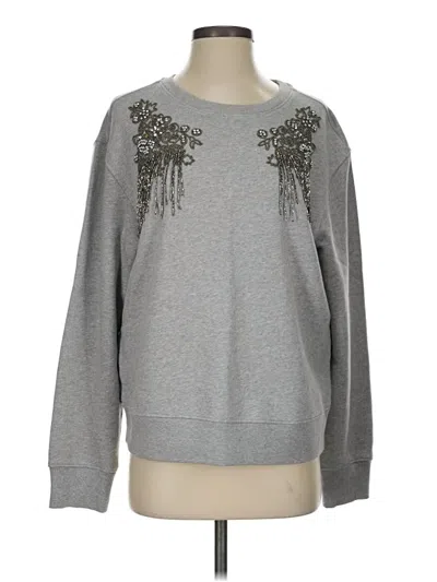 Pre-owned Express Sweatshirt In Silver