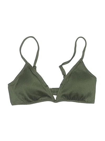 Express Swimsuit Top Green Swimwear