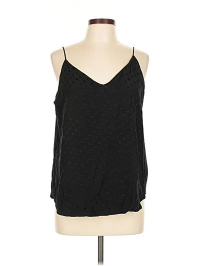 Pre-owned Express Tank Top Black Cold Shoulder Neckline Tops