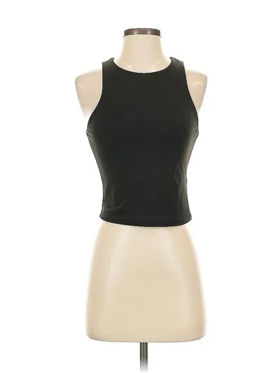 Pre-owned Express Tank Top Black Halter Neckline Tops