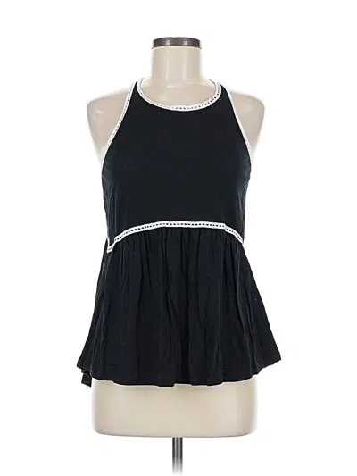 Pre-owned Express Tank Top Black Halter Neckline Tops