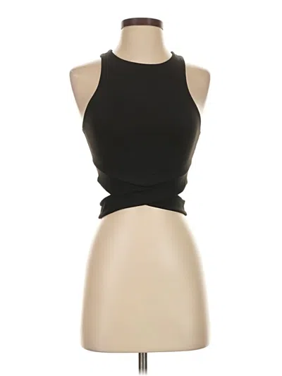 Pre-owned Express Tank Top Black Halter Neckline Tops