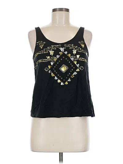 Pre-owned Express Tank Top Black Halter Neckline Tops
