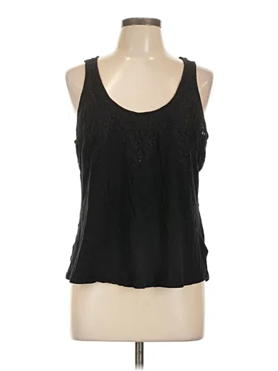 Pre-owned Express Tank Top Black Halter Neckline Tops