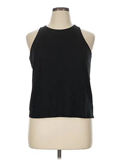 Pre-owned Express Tank Top Black Halter Neckline Tops
