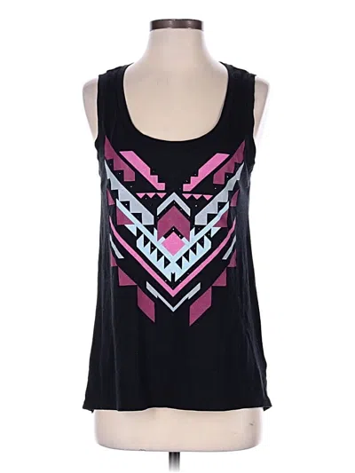 Pre-owned Express Tank Top Black Halter Neckline Tops