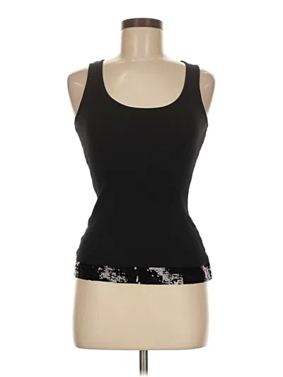 Pre-owned Express Tank Top Black Halter Neckline Tops