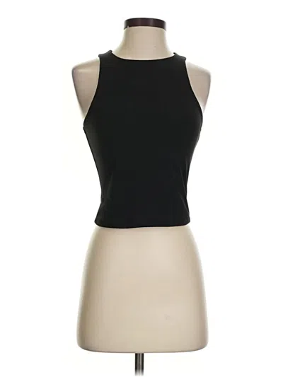 Pre-owned Express Tank Top Black Halter Neckline Tops