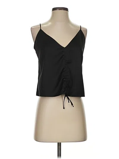 Pre-owned Express Tank Top Black Halter Neckline Tops