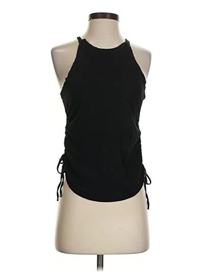 Pre-owned Express Tank Top Black Halter Neckline Tops
