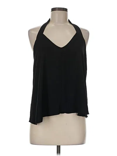 Pre-owned Express Tank Top Black Halter Neckline Tops