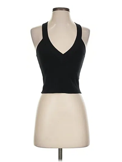 Pre-owned Express Tank Top Black Halter Neckline Tops