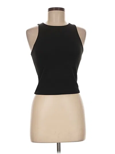 Express Tank Top Green Halter Neckline Tops In Black