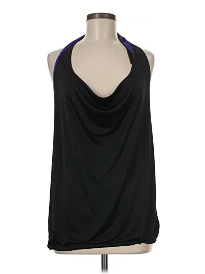 Pre-owned Express Tank Top Black Halter Neckline Tops