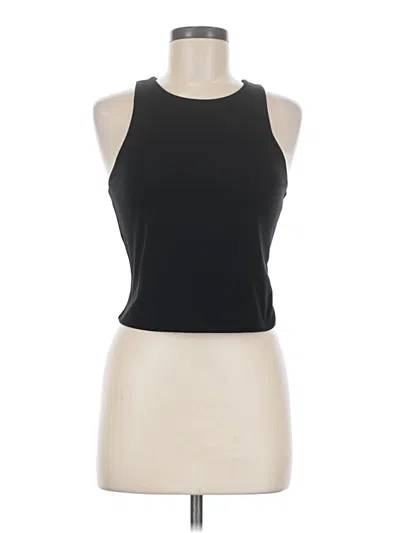 Pre-owned Express Tank Top Black Halter Neckline Tops