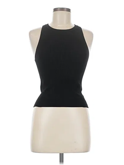 Pre-owned Express Tank Top Black Halter Neckline Tops