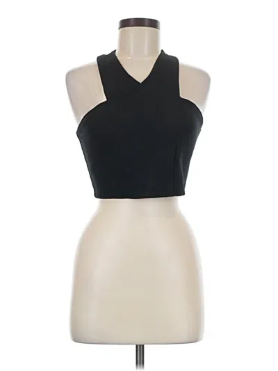 Pre-owned Express Tank Top Black Halter Neckline Tops