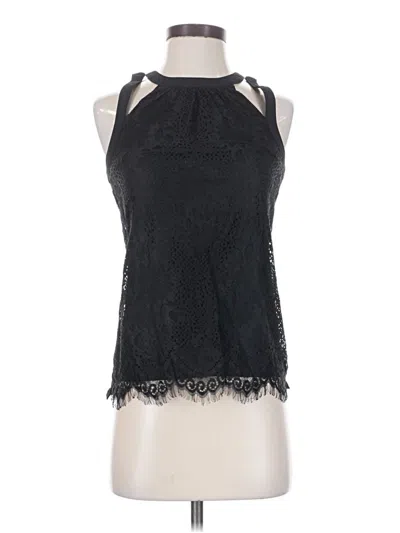 Pre-owned Express Tank Top Black Halter Neckline Tops