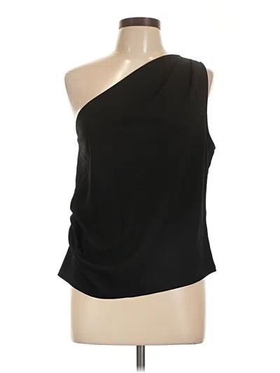 Pre-owned Express Tank Top Black One Shoulder Neckline Tops
