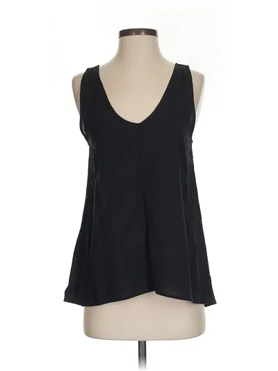 Pre-owned Express Tank Top Black Plunge Neckline Tops