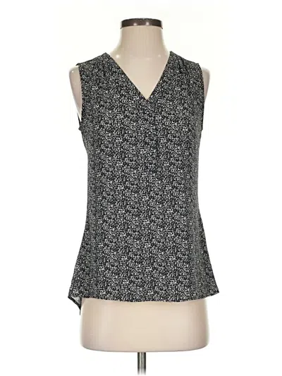 Pre-owned Express Tank Top Black Plunge Neckline Tops
