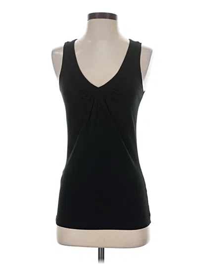 Pre-owned Express Tank Top Black Plunge Neckline Tops