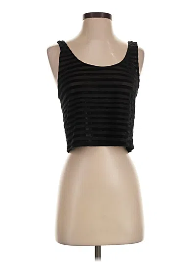 Pre-owned Express Tank Top Black Scoop Neck Tops