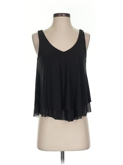 Pre-owned Express Tank Top Black Strapless Neckline Tops