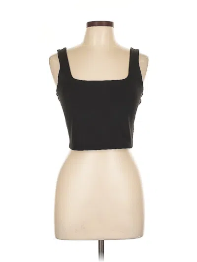 Pre-owned Express Tank Top Black Strapless Neckline Tops