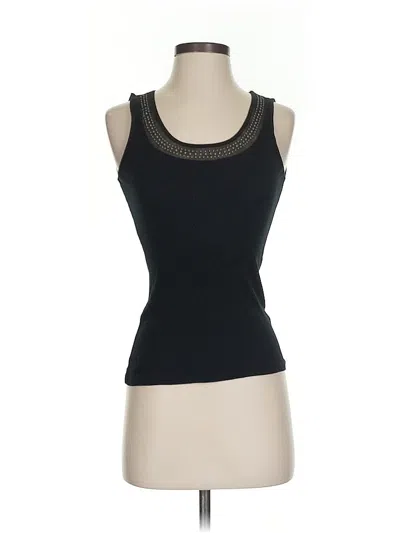 Pre-owned Express Tank Top Black Strapless Neckline Tops
