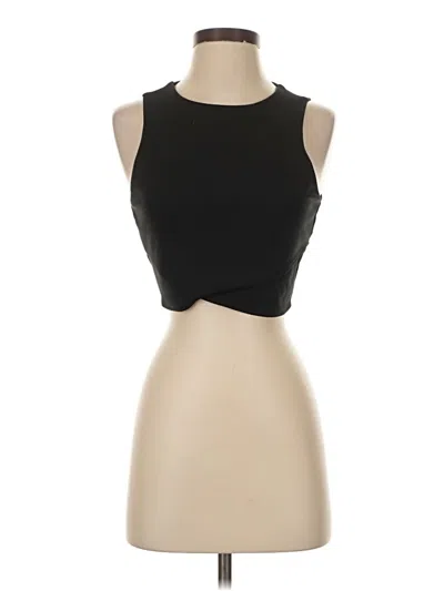 Pre-owned Express Tank Top Black Strapless Neckline Tops