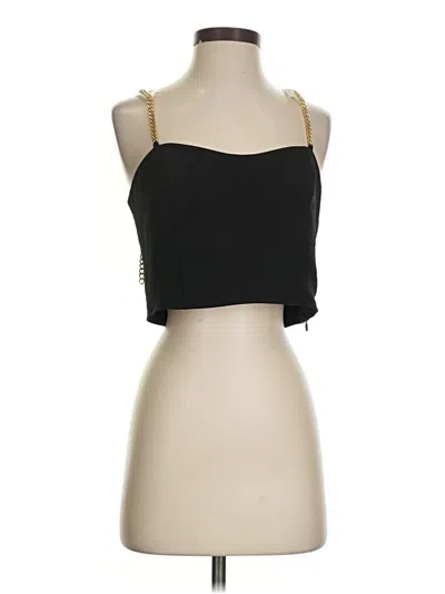Pre-owned Express Tank Top Black Strapless Neckline Tops