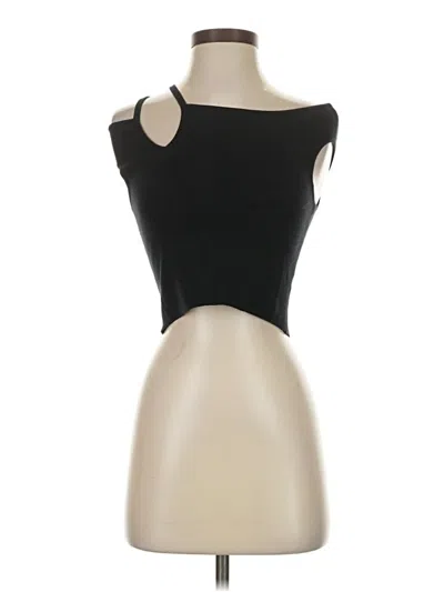 Pre-owned Express Tank Top Black Strapless Neckline Tops